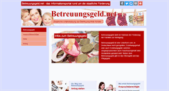 Desktop Screenshot of betreuungsgeld.net